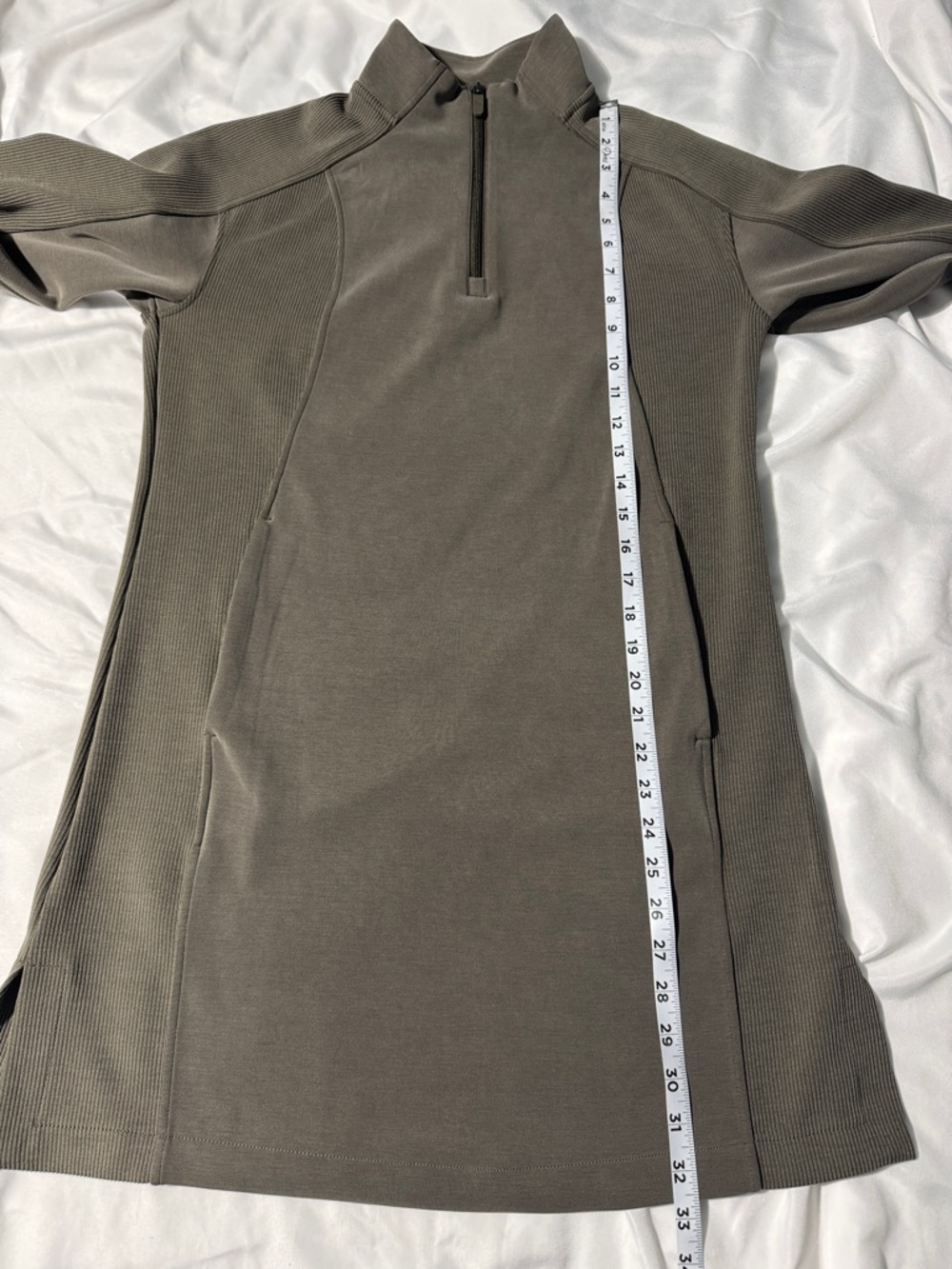 Lululemon Softstreme Half Zip Mini Dress Small Long Sleeve Athleisure - Picture 9 of 12